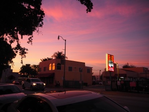 sunset in Little Havana, Miami