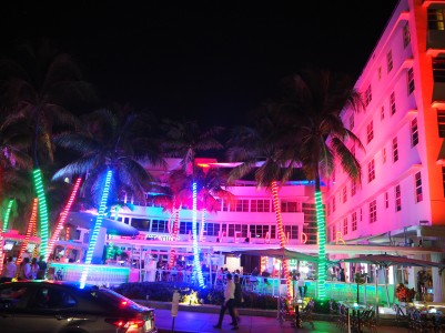 Miami Beach by night
